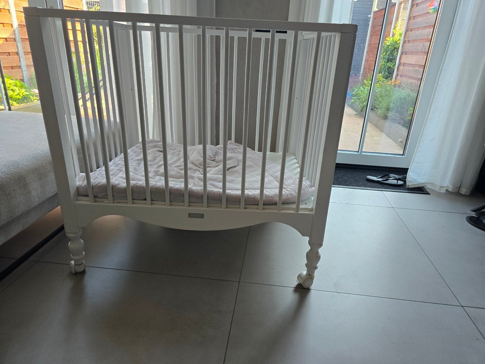 Bopita box met 2 boxkleden - klaar voor een volgende ronde, Kinderen en Baby's, Boxen, Ophalen, Gebruikt, Vierkant, Wieltjes