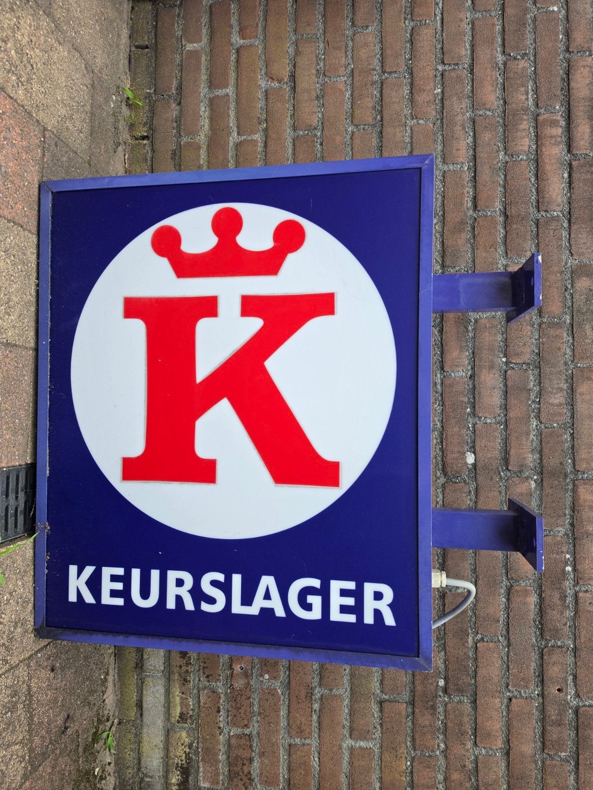 reclamebord, Verzamelen, Merken en Reclamevoorwerpen, Ophalen, Gebruikt, Reclamebord