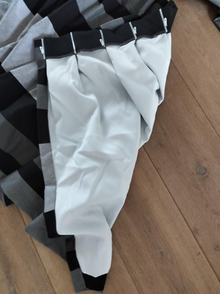Set verduisterende Hema gordijnen, Ophalen, Zo goed als nieuw, 200 cm of meer, Minder dan 100 cm