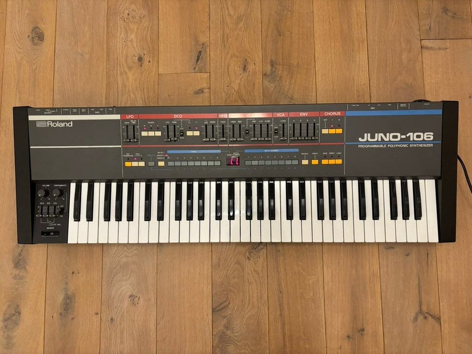 Roland Juno 106 Serviced, Muziek en Instrumenten, Roland, Midi-aansluiting, Ophalen of Verzenden, 61 toetsen