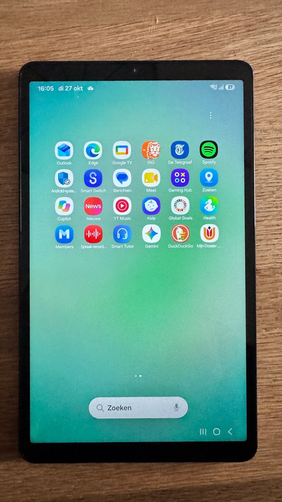 Samsung Galaxy Tab A11, met hoes, 10 inch, Usb-aansluiting, A11, Ophalen of Verzenden