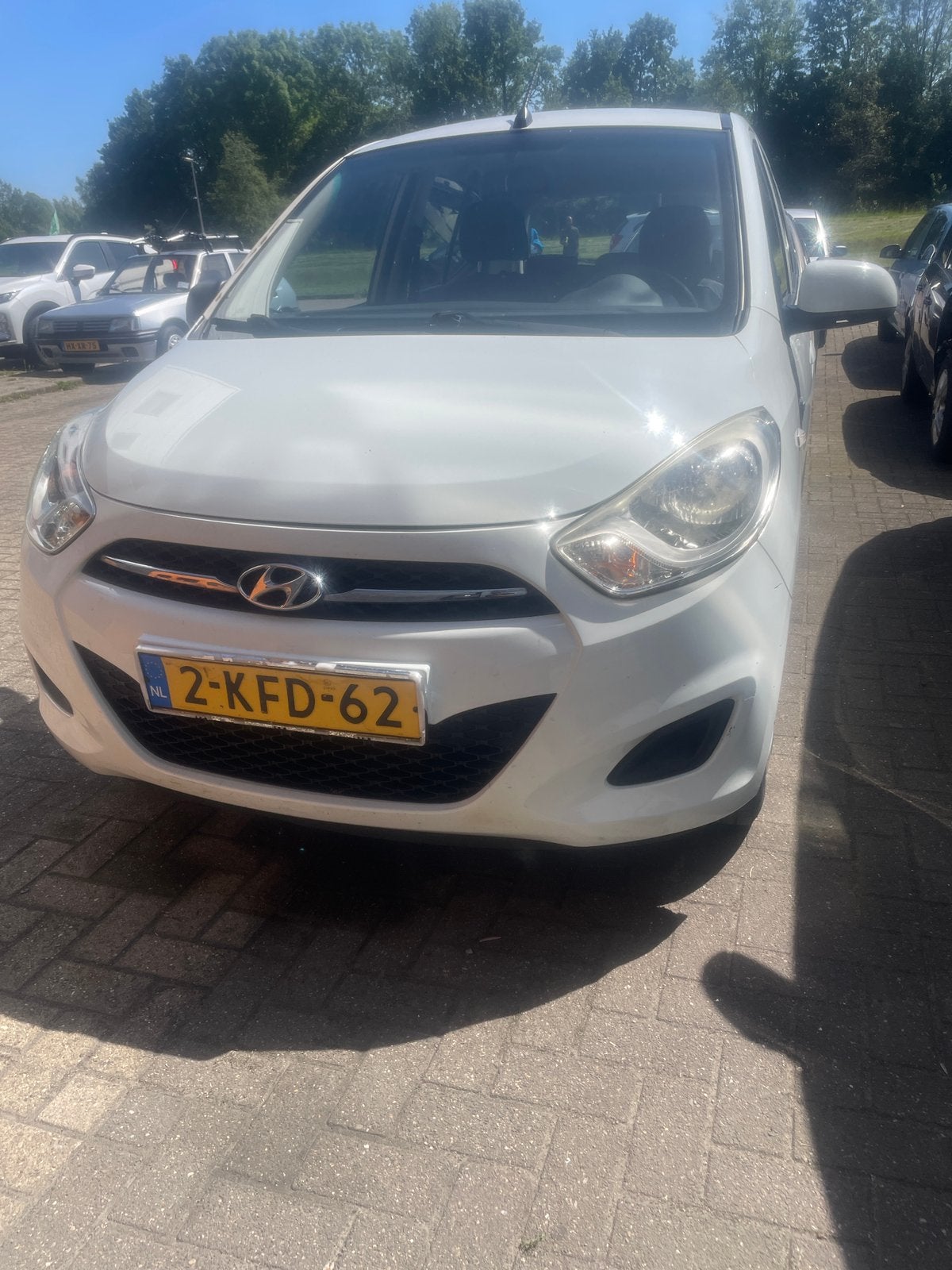 Hyundai i10 1.0 5DR 2013 Wit, Voorwielaandrijving, 31 €/maand, 400 kg, Wit