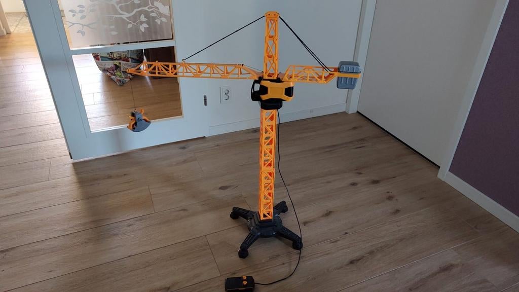 Speelgoed hijskraan, Ophalen