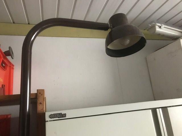 Vintage bureaulamp klem klemt om blad, Ophalen, Gebruikt, Metaal, Minder dan 50 cm