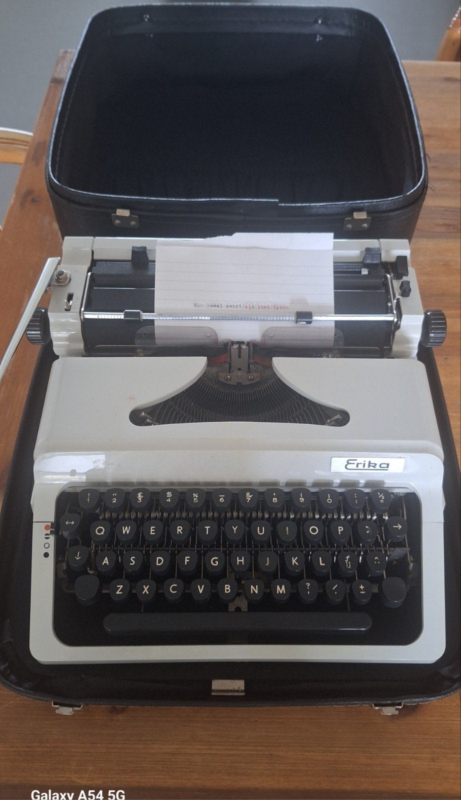 typemachine Erica met gebruiksaanwijzing boekje, Ophalen of Verzenden