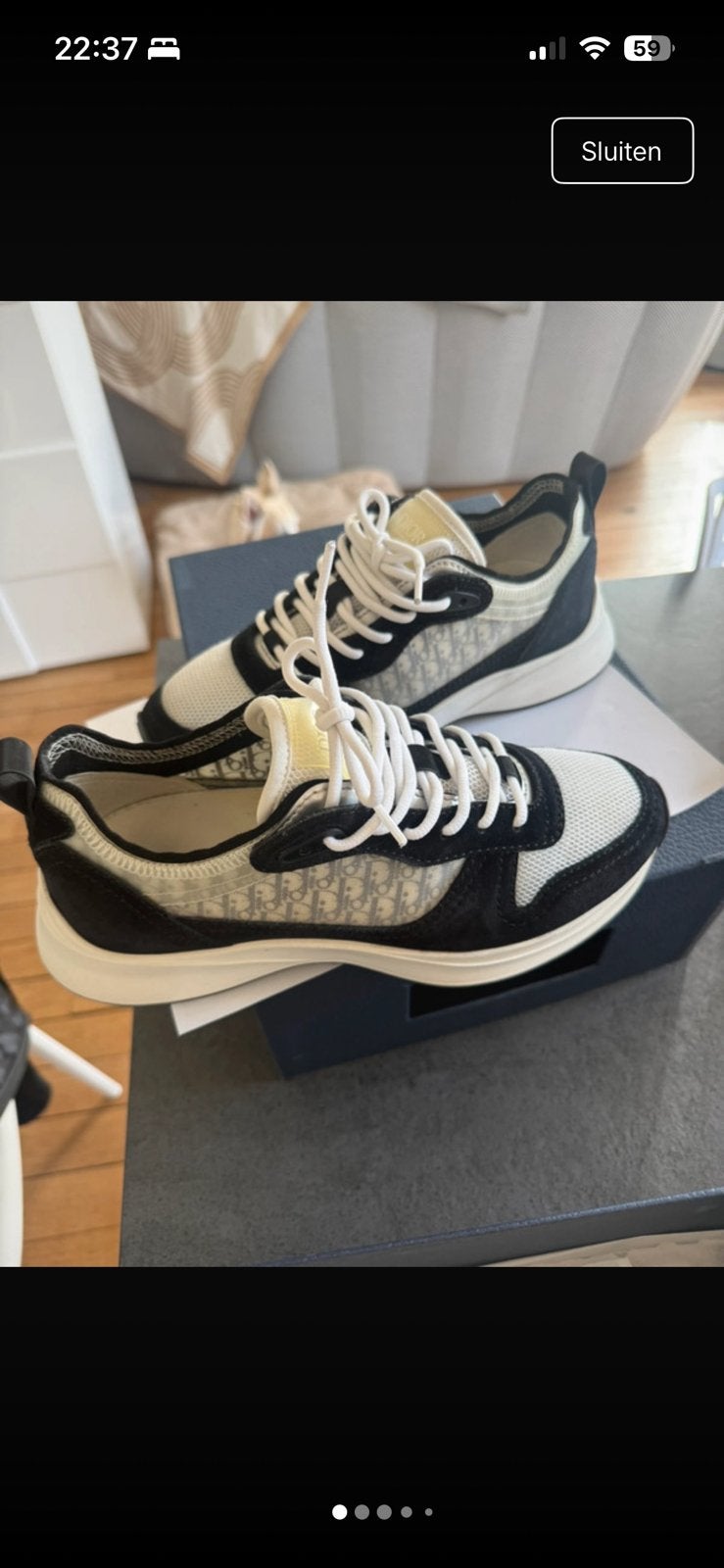 Dior b25 zwart (maat 43), Zwart, Nieuw, Ophalen of Verzenden, Sneakers of Gympen