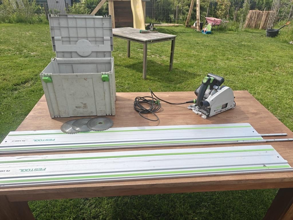 Festool invalzaag TS 55, Ophalen, Gebruikt, Invalzaag, 30 tot 70 mm