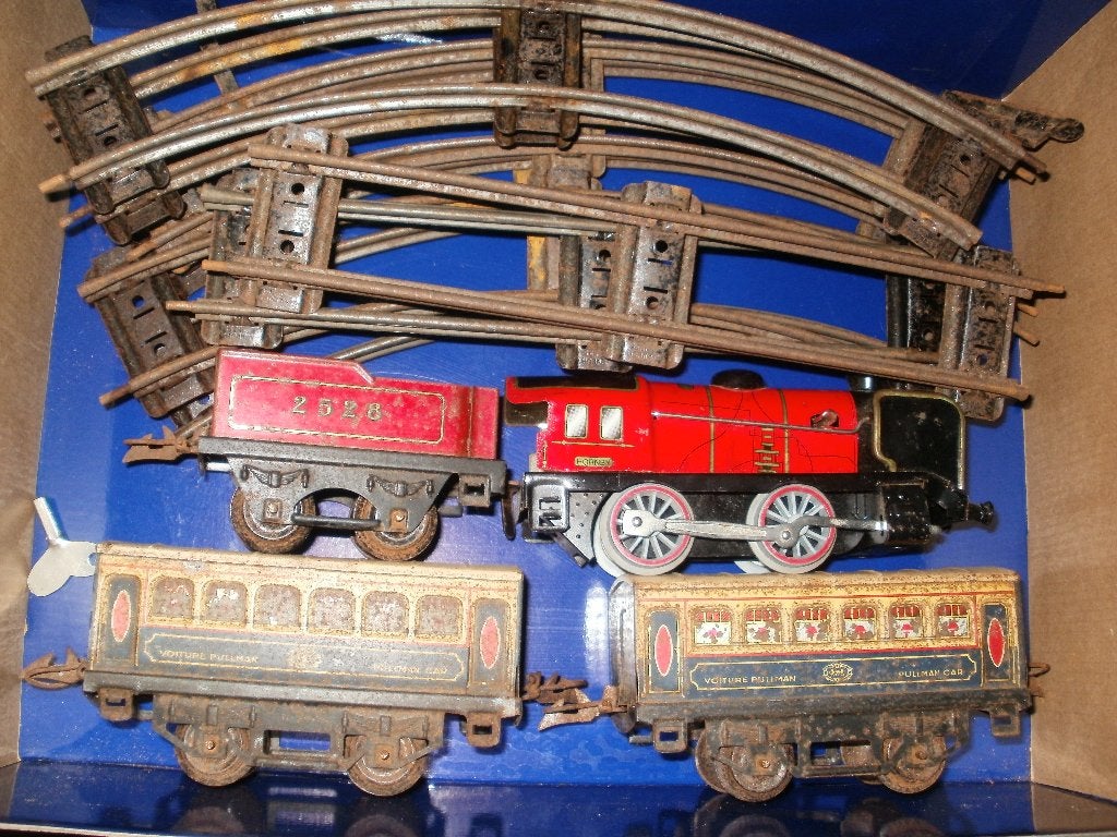 opwindbare  trein Hornby, Antiek en Kunst, Antiek | Speelgoed, Ophalen of Verzenden