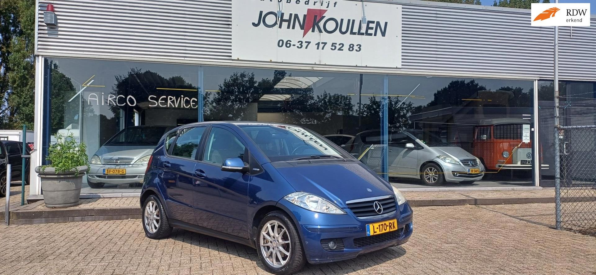 Mercedes-Benz A-klasse 160 BlueEFFICIENCY Business Class, Auto's, Voorwielaandrijving, Euro 5, Gebruikt, Blauw