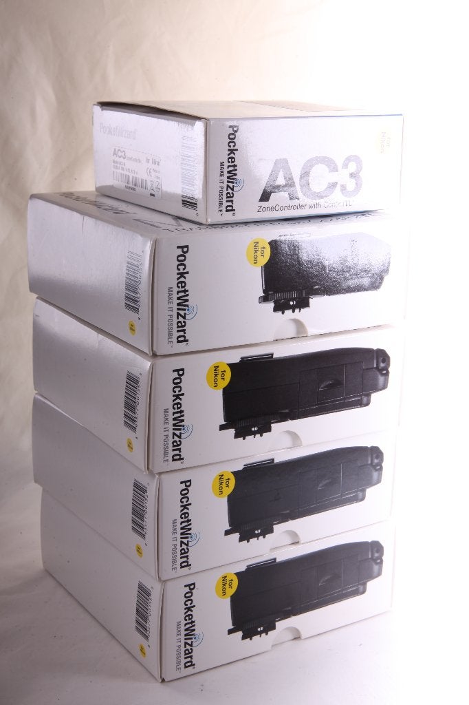 Pocketwizard Flitser Accescoireset incl AC3 voor Nikon, Ophalen of Verzenden, Zo goed als nieuw, Draadloos, Trigger/ontvanger
