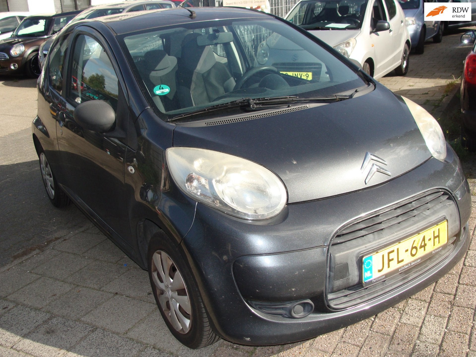 Citroen C1 1.0-12V Ambiance st bekr(zeer zuinig)nap apk, Voorwielaandrijving, Gebruikt, Elektrische ramen, 4 stoelen