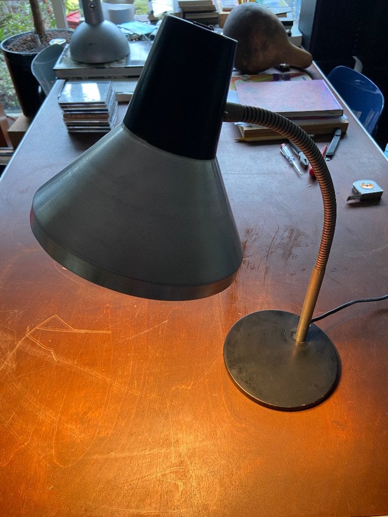 Hala Zeist bureaulamp klassieker seventies, Huis en Inrichting, Lampen | Tafellampen, 50 cm, Bureaulamp, Gebruikt, Overige merken