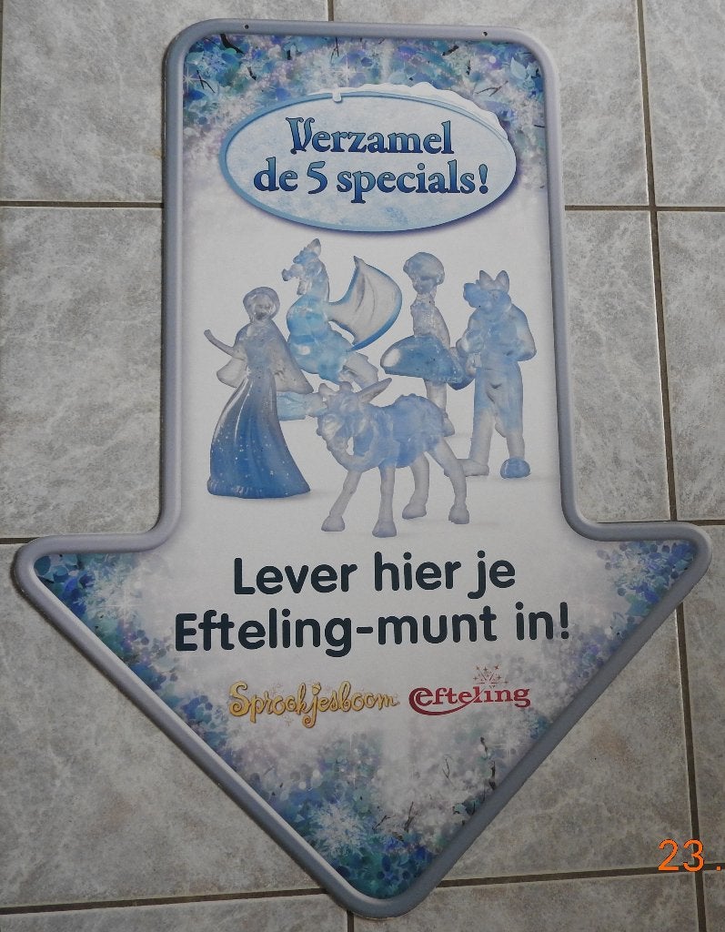 Efteling reclame platen, Ophalen, Gebruikt, Overige typen
