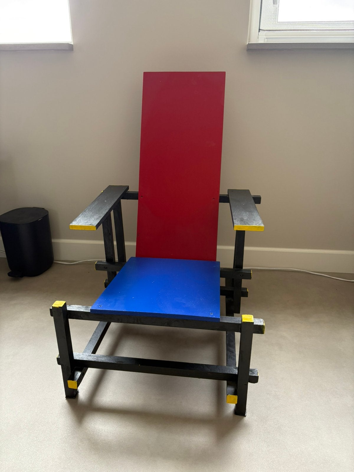 Rietveld stoeltje, Huis en Inrichting, Ophalen, Overige kleuren, Zo goed als nieuw, Eén