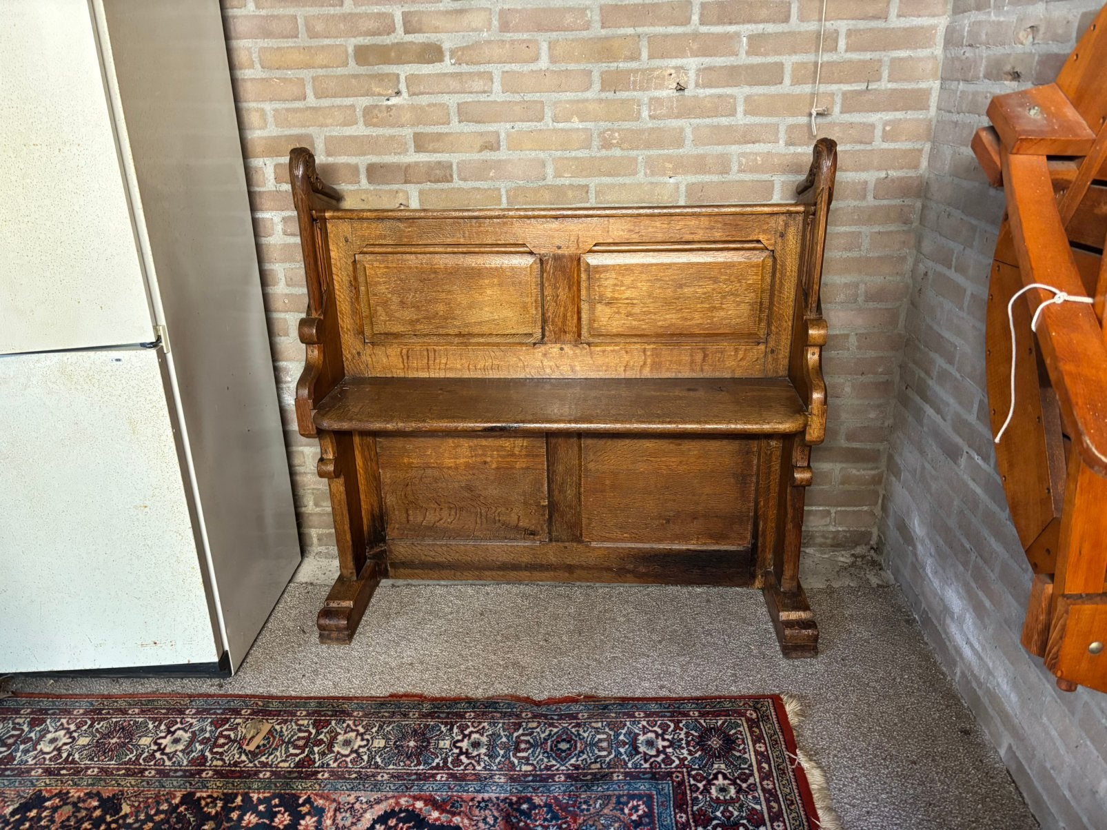 Antieke kerkbank, Antiek en Kunst, Ophalen