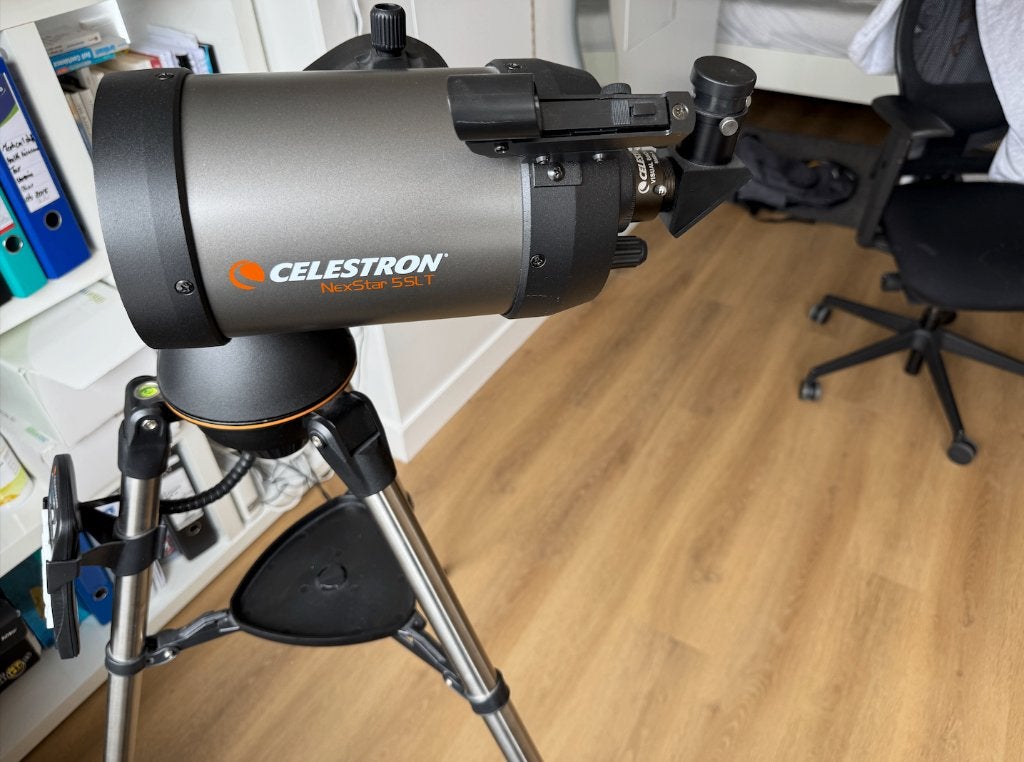 Celestron NexStar 5SLT GoTo telescoop + div. accessoires, Ophalen, Gebruikt, 80 tot 200 mm, Spiegeltelescoop (reflector)