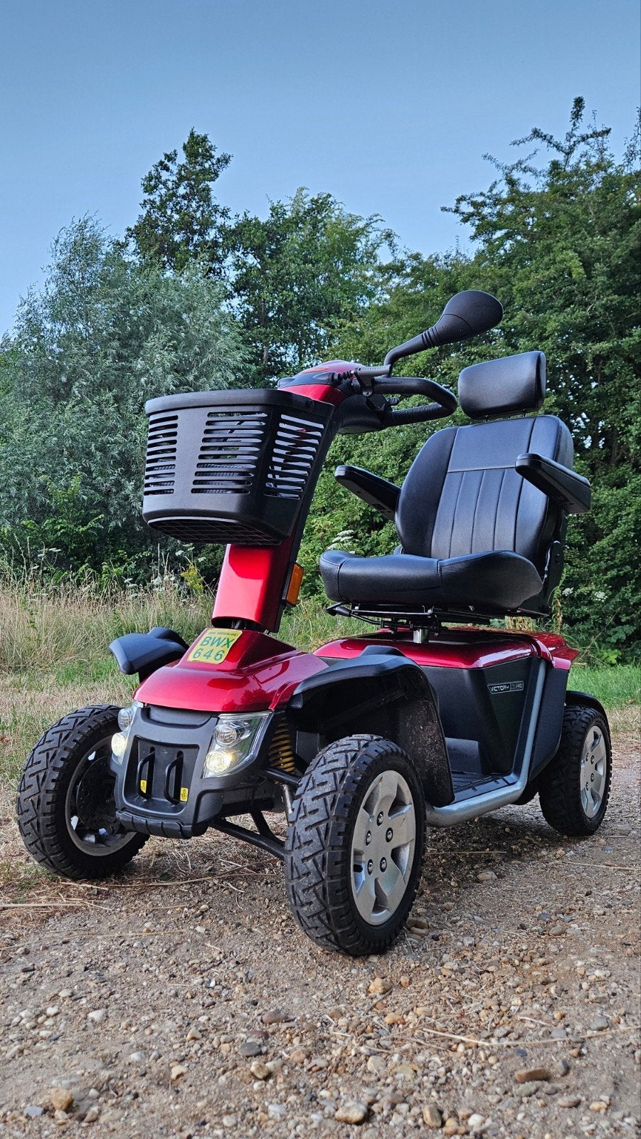 Pride Victory XL140, stabiele snelle scootmobiel, 20 km/h, Diversen, Rolstoelen, Zo goed als nieuw, Elektrische rolstoel, Ophalen