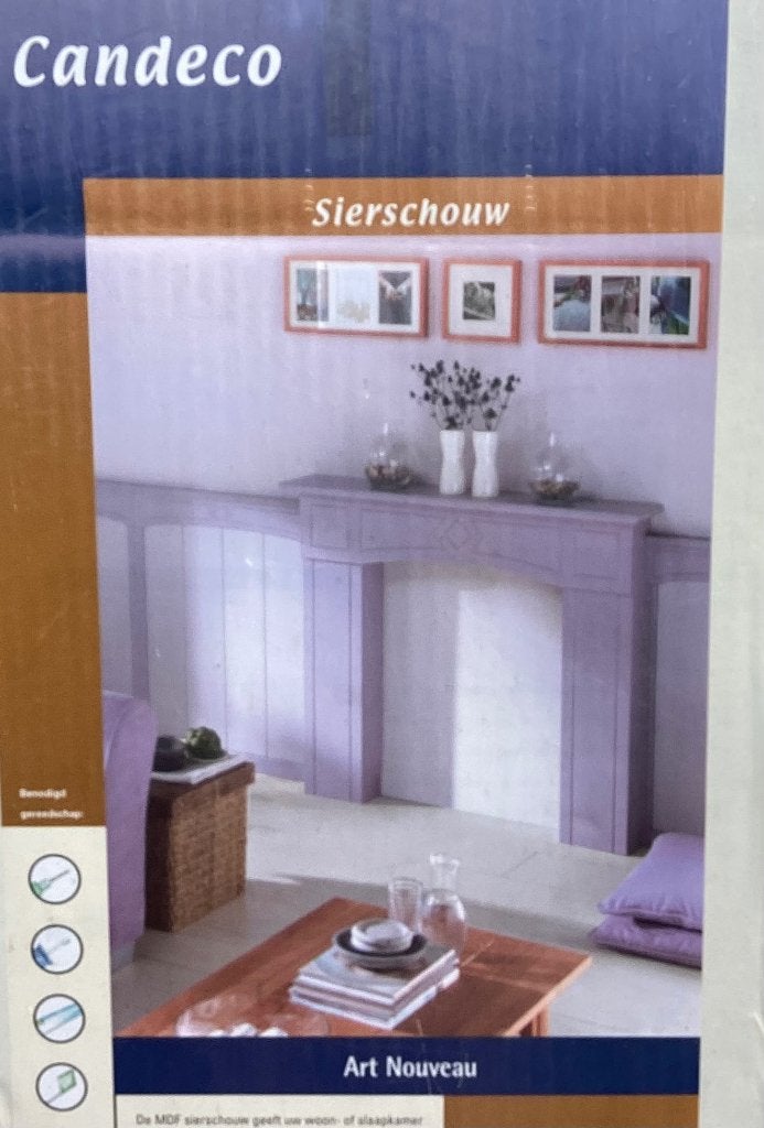 Candeco sierhaard / sierschouw 2 stuks NIEUW IN DOOS, Huis en Inrichting, Haarden, Ophalen, Nieuw, Vrijstaande haard, Overige soorten
