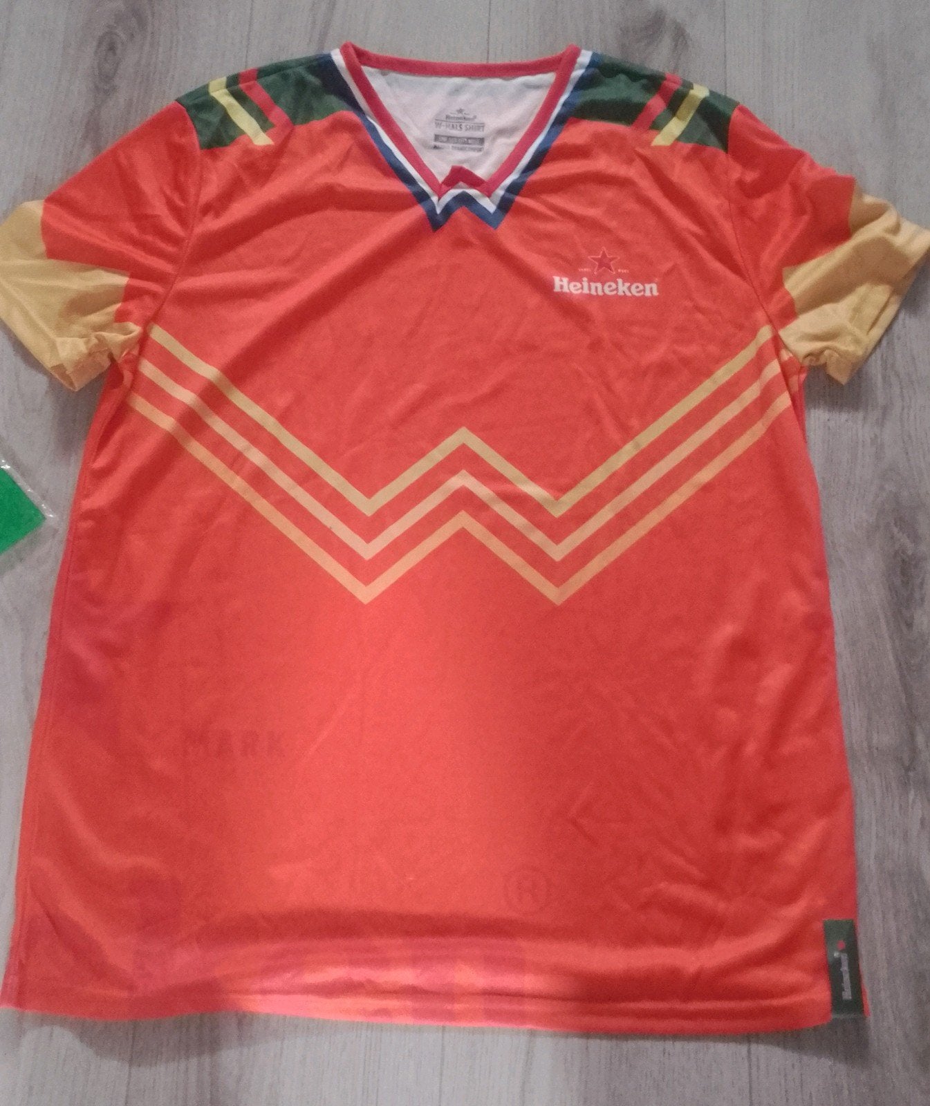 Oranje Heineken T-shirt - Koning voor een Dag, Ophalen of Verzenden, Gedragen, Heineken, Overige maten
