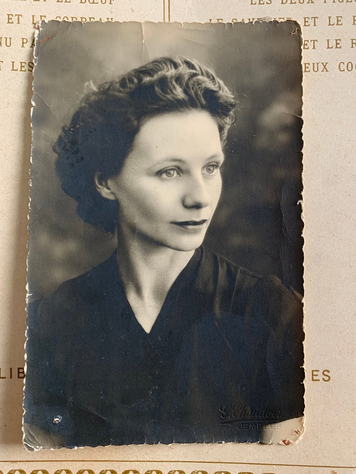 Foto - dame (CW), Gebruikt, Foto, Ophalen of Verzenden, 1940 tot 1960