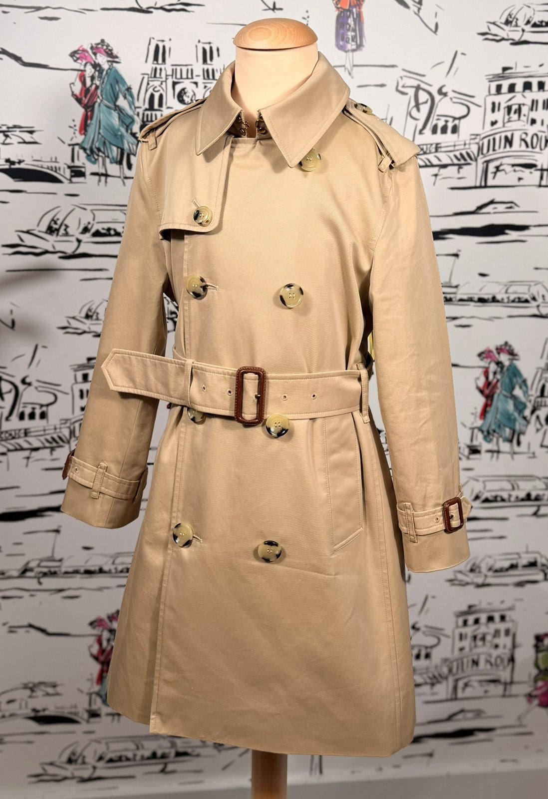 Burberry The Mayfair trenchcoat jas maat 8 (1.150 euro), Kinderen en Baby's, Burberry, Meisje, Customercare@burberry.com, Burberry EU