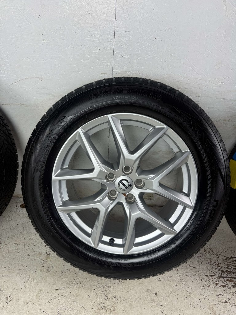 Originele Volvo XC60 velgen 18" 5x108 winterset 7mm! V40 V70, Auto-onderdelen, Banden en Velgen, Niet ingevuld, 18 inch, Gebruikt