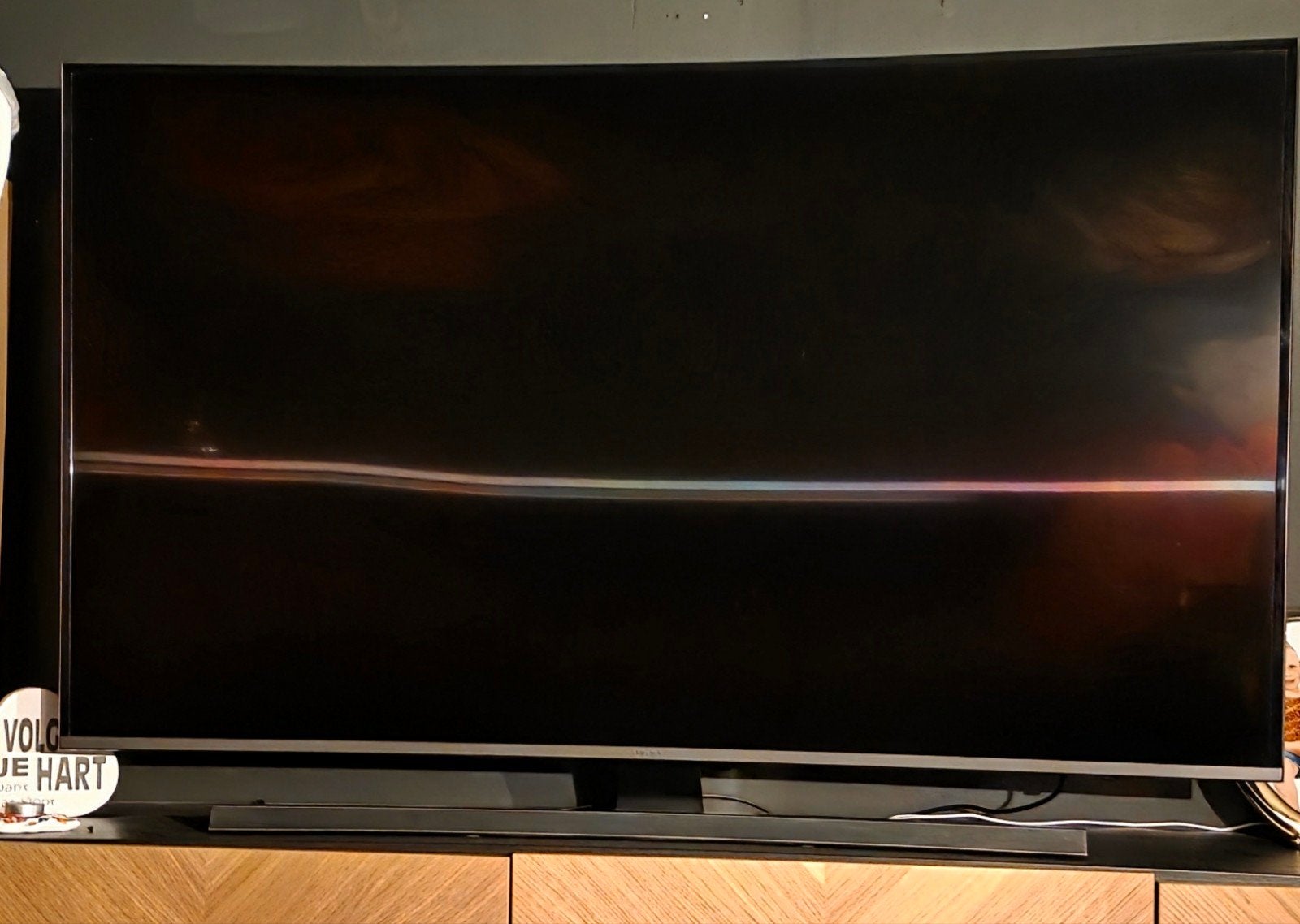 Defecte Samsung Curved Smart TV 55 inch (UE55KU6640S), Ophalen, 100 cm of meer, 50 Hz, Samsung