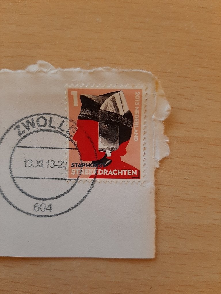 2013 Streekdrachten Staphorst, Verzenden, Gestempeld