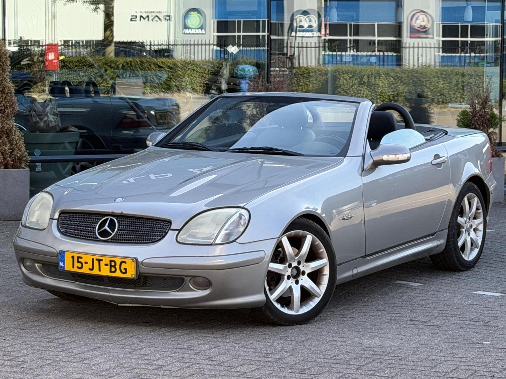 Mercedes SLK-klasse 200 K Automaat Cabrio 2002, Automaat, 1998 cc, Gebruikt, 4 cilinders
