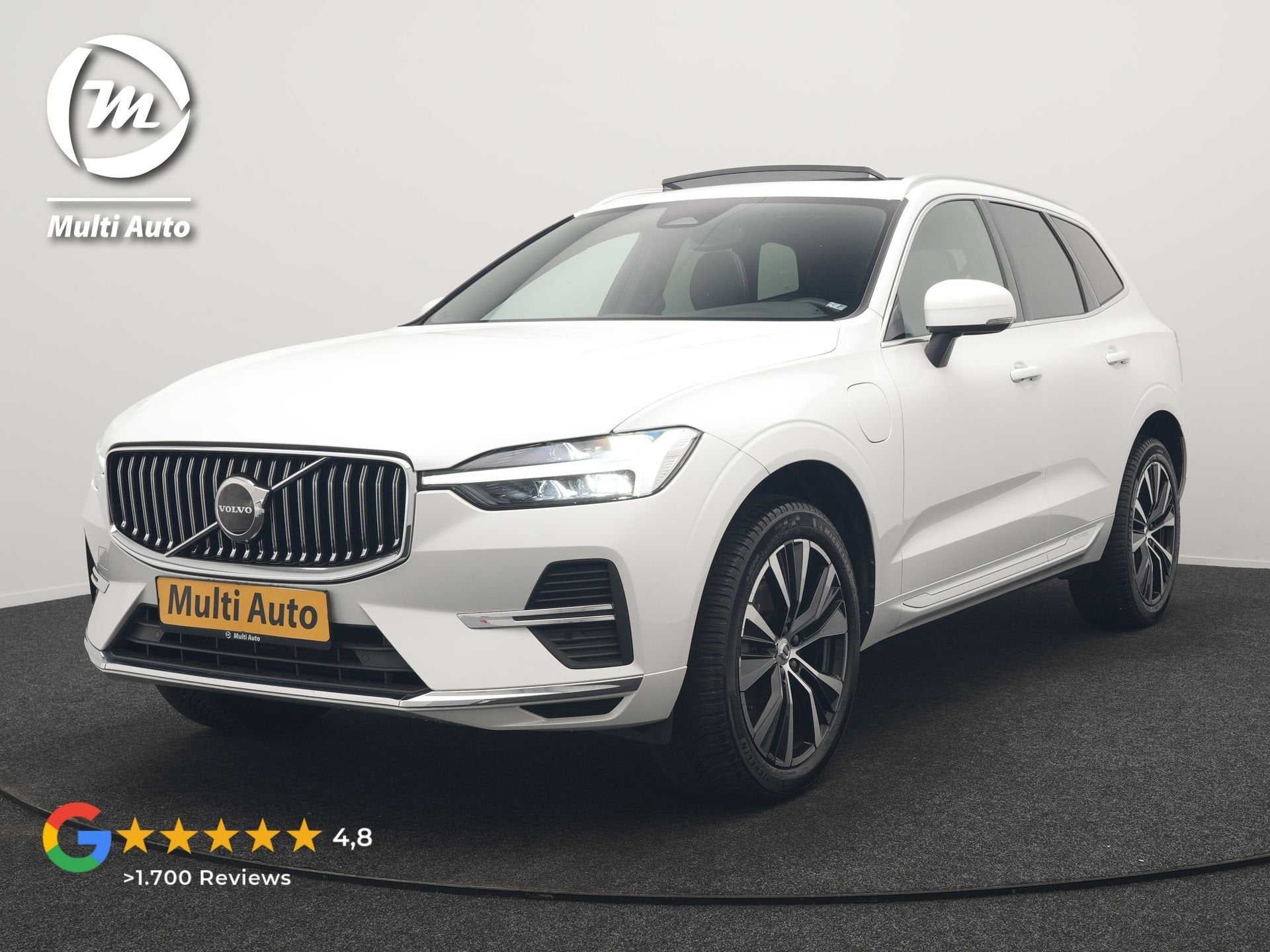 Volvo XC60 T6 AWD Plus Bright LONG RANGE PHEV 350pk Dealer O, Auto's, Volvo, Automaat, Dealer onderhouden, Gebruikt, 4 cilinders