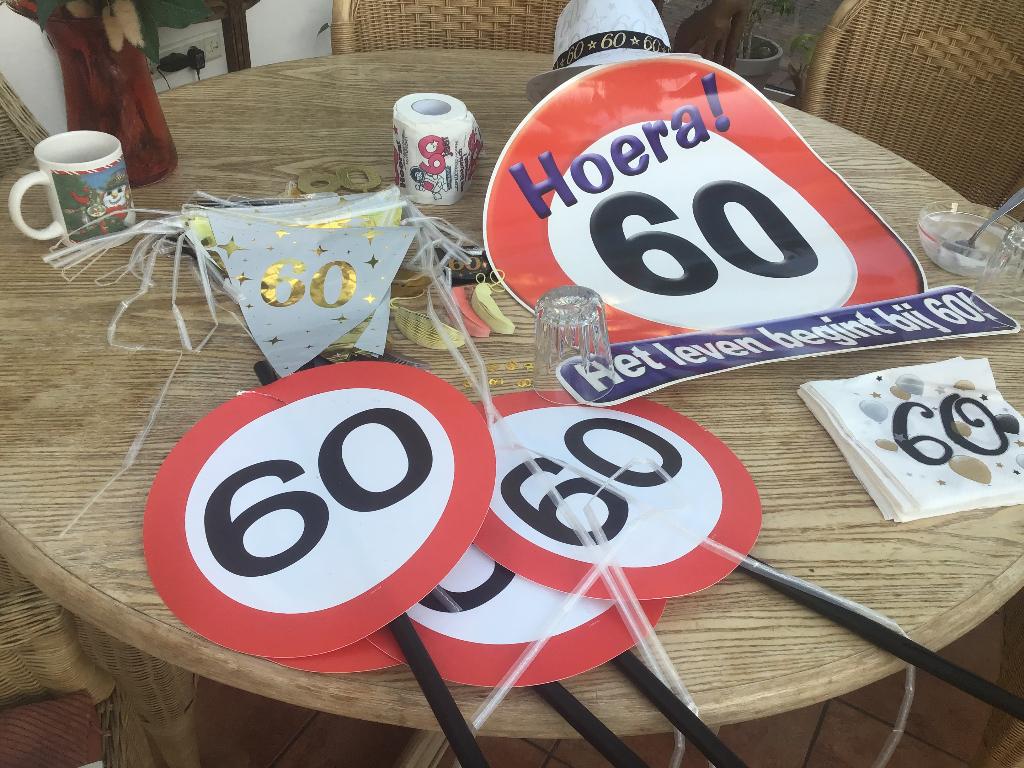 Decoratie 60 jaar, Ophalen of Verzenden, Gebruikt