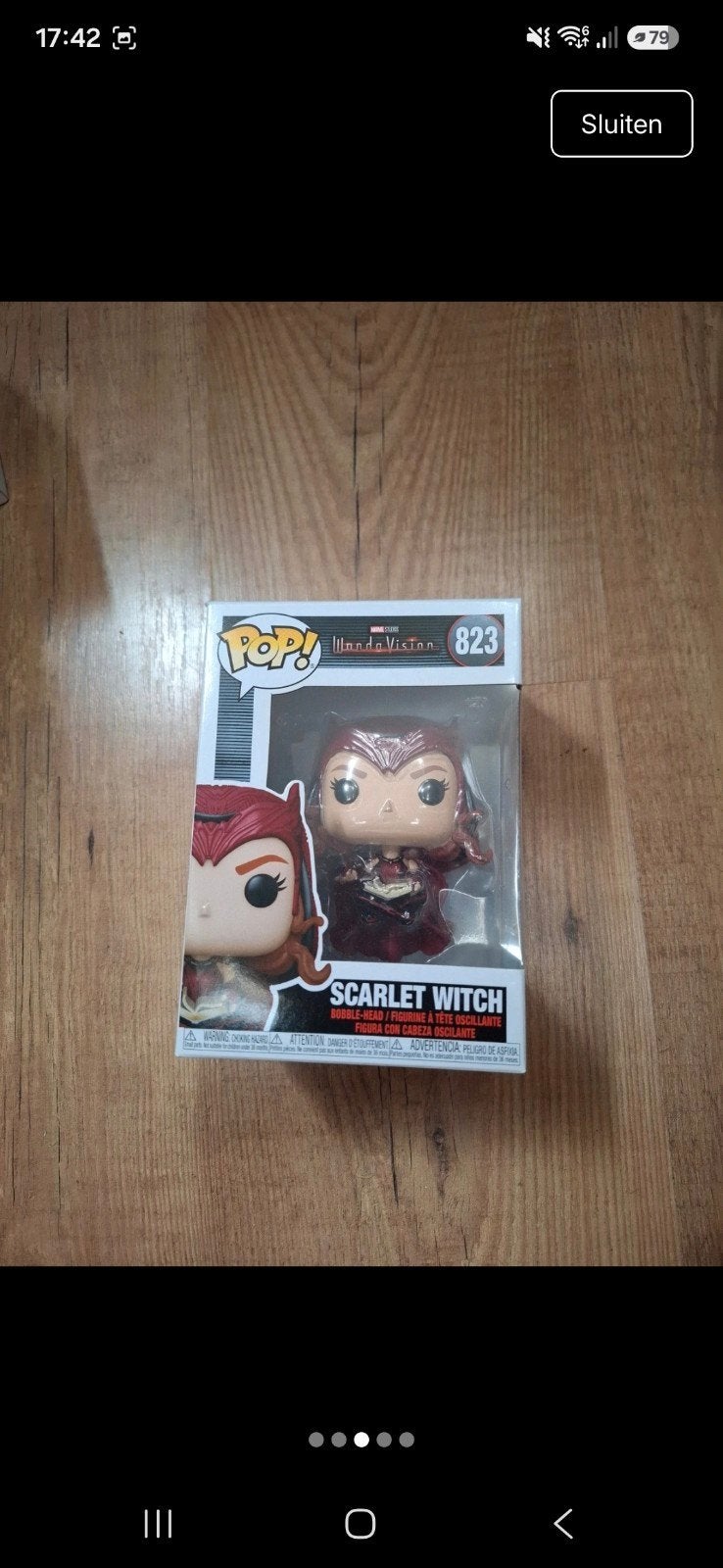 Funko Pop! Marvel WandaVision - Scarlet Witch #823, Ophalen of Verzenden, Nieuw