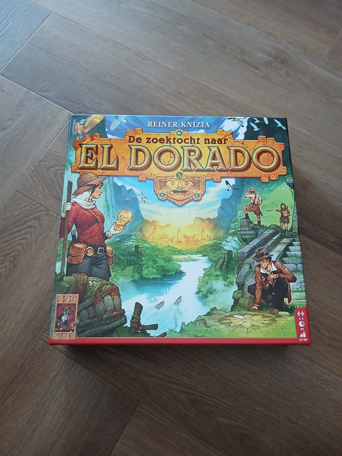 De Zoektocht naar El Dorado - Bordspel, Hobby en Vrije tijd, Gezelschapsspellen | Bordspellen, Een of twee spelers, Ophalen of Verzenden