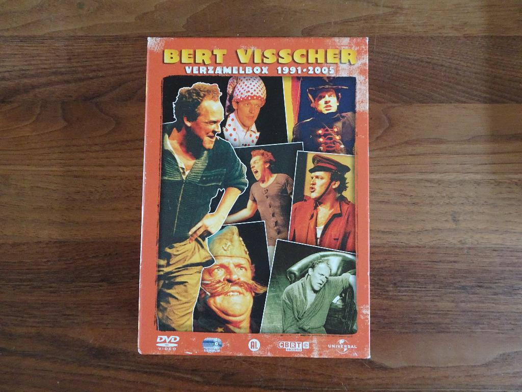 Bert Visscher verzamelbox 1991 2005 dvd, Alle leeftijden, Ophalen of Verzenden, Zo goed als nieuw, Stand-up of Theatershow