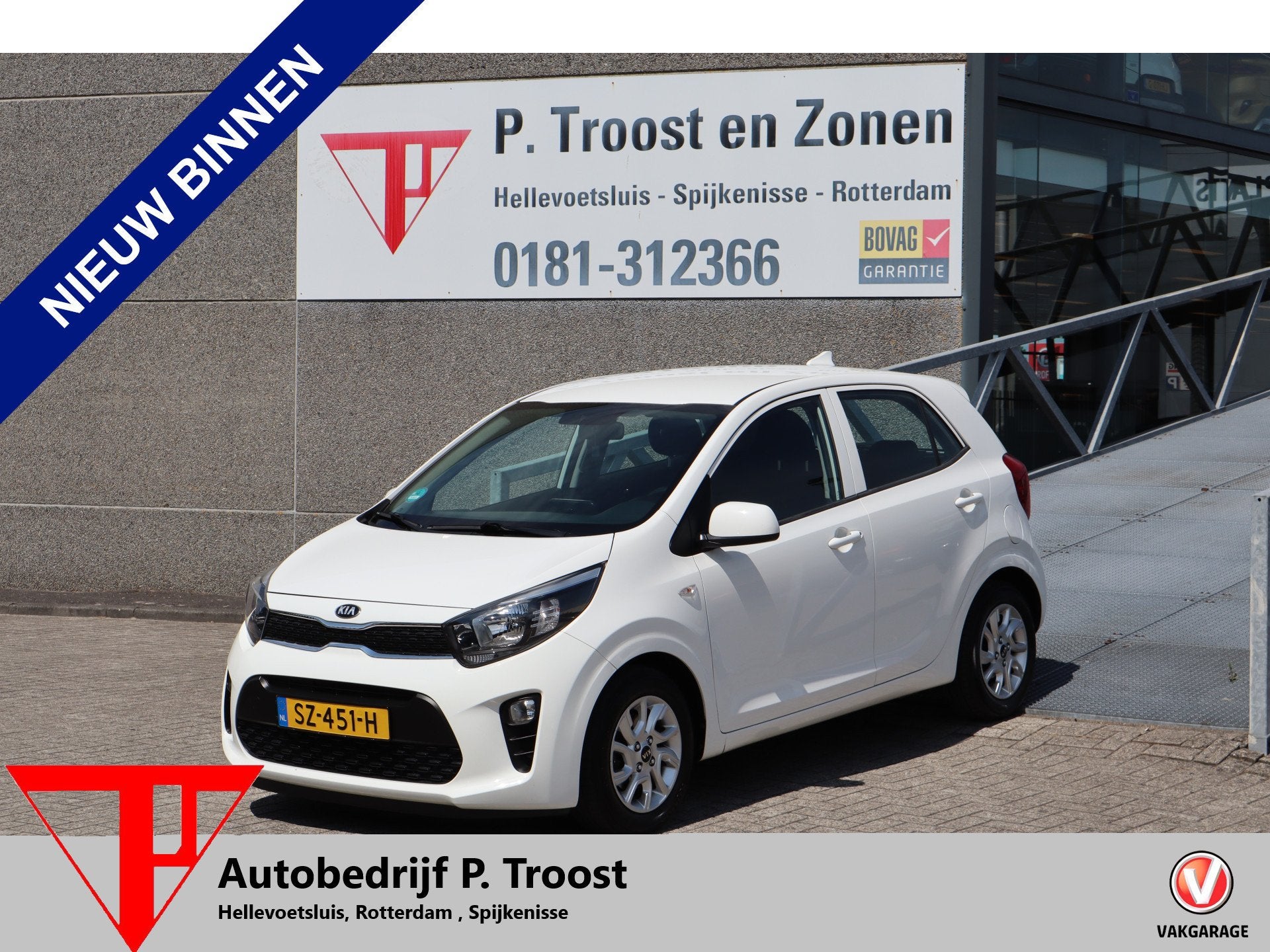 Kia Picanto 1.0 CVVT ComfortPlusLine Apple carplay/Achteruit, Voorwielaandrijving, Stof, Gebruikt, 4 stoelen