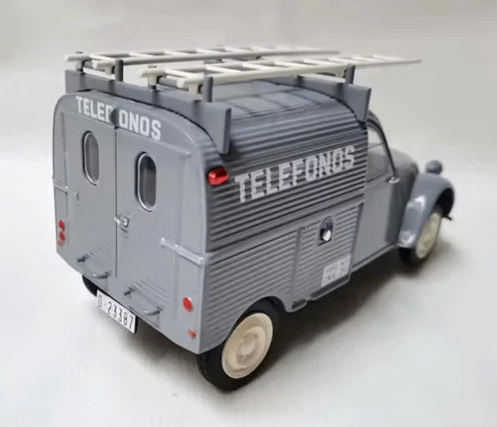 Citroen 2CV bestel Telefonica SCHAAL 1/24 limited edition, Verzenden, Nieuw, Auto, Overige merken