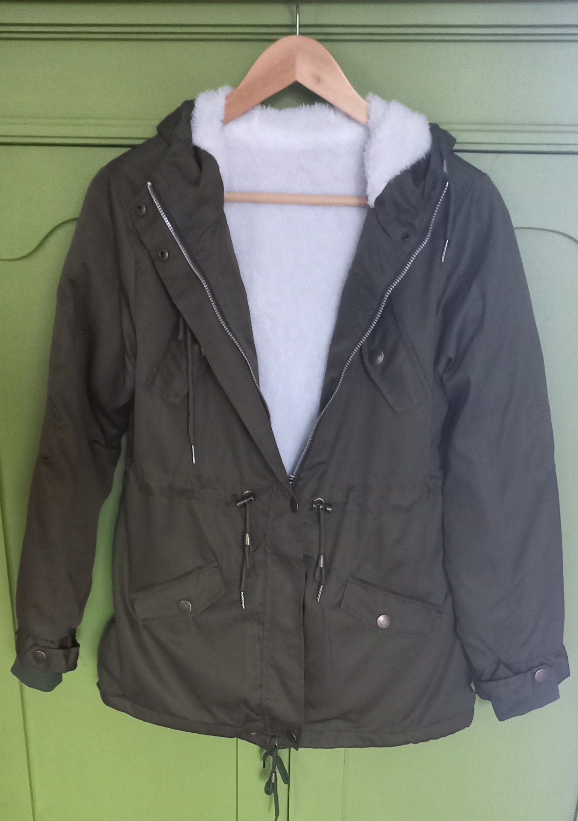 Winterjas mt M, Kleding | Dames, Ophalen of Verzenden, Nieuw, Maat 38/40 (M), Groen