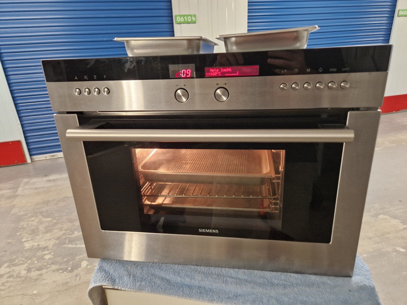 SIEMENS 60x45 Combi HeteluchtOven + Magnetron !! 145 EURO !!, Witgoed en Apparatuur, Ovens, Ophalen, Minder dan 45 cm, 60 cm of meer