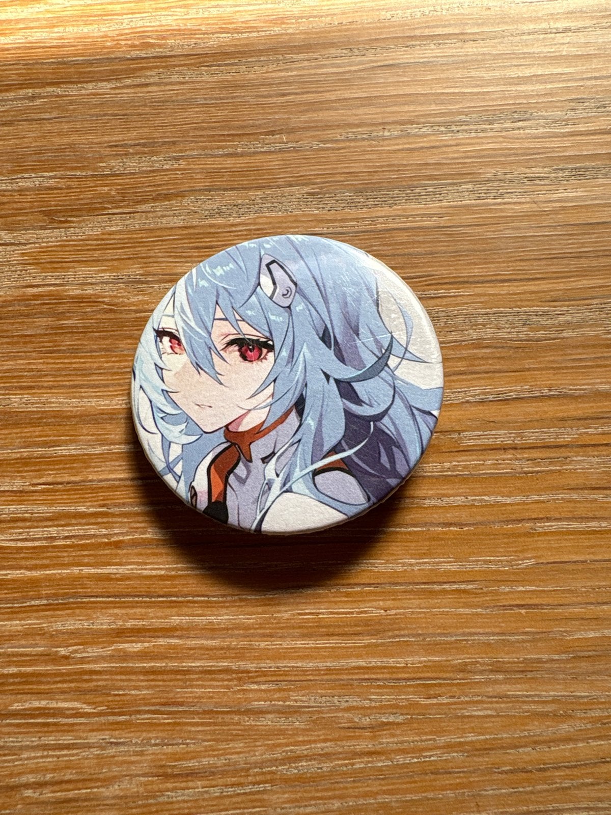 Evangelion pin, Verzamelen, Ophalen of Verzenden, Zo goed als nieuw, Figuurtje, Button