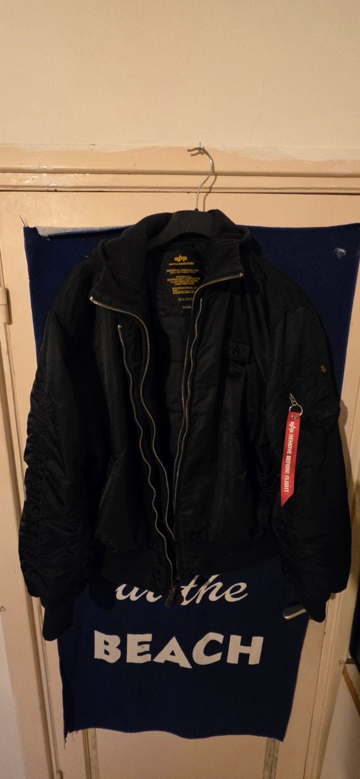Alpha Industries D-TEC Bomberjack  3XL Zo goed als nieuw, Alpha Industries, Zwart, Overige maten, Ophalen of Verzenden