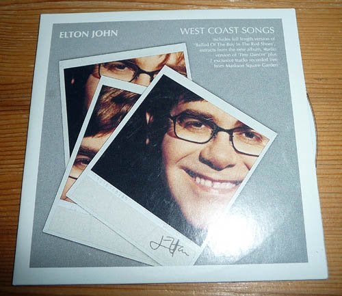 CD Single ELTON JOHN - West coast songs, Ophalen of Verzenden