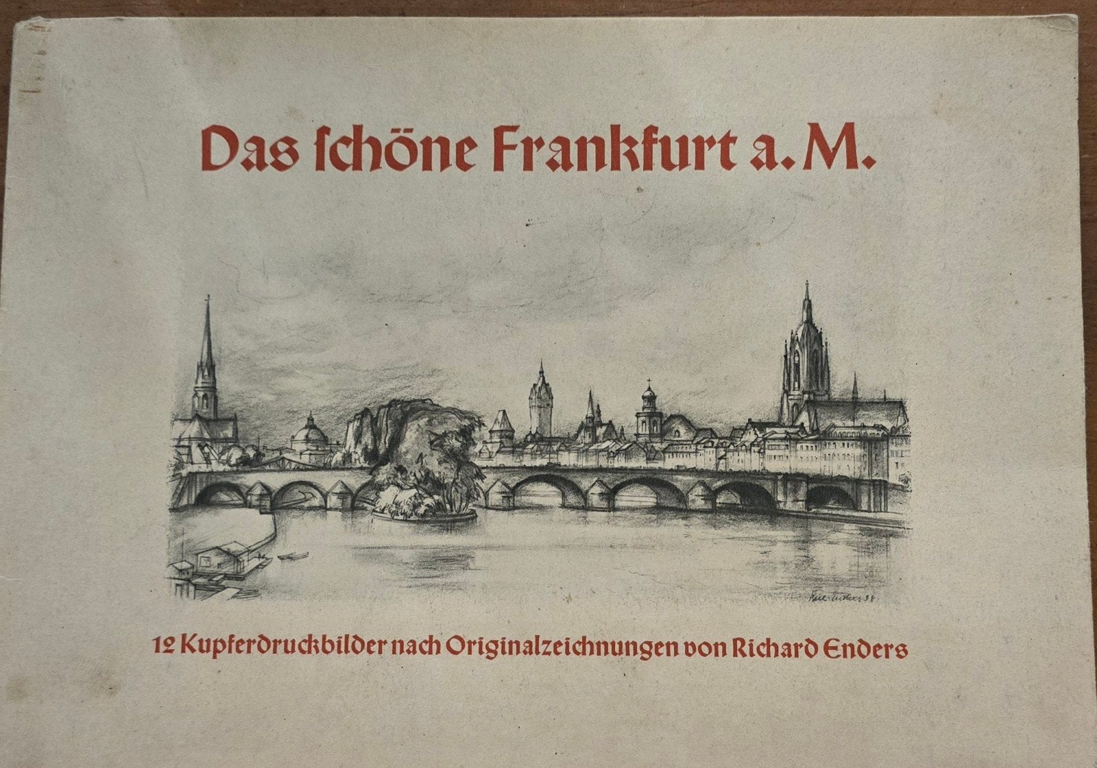 Das schöne Frankfurt a.M. - 12 koperdrukbeeld Richard Ender, Ophalen of Verzenden