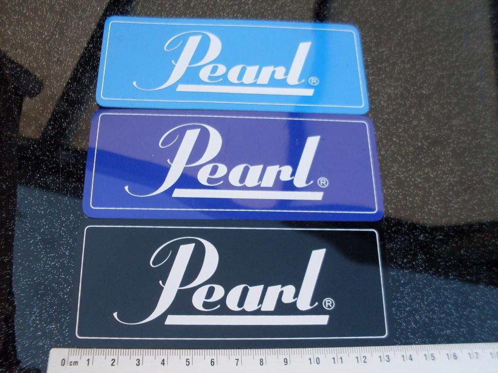3x dikke prachtige stickers Pearl logo, Verzenden, Zo goed als nieuw, Merk