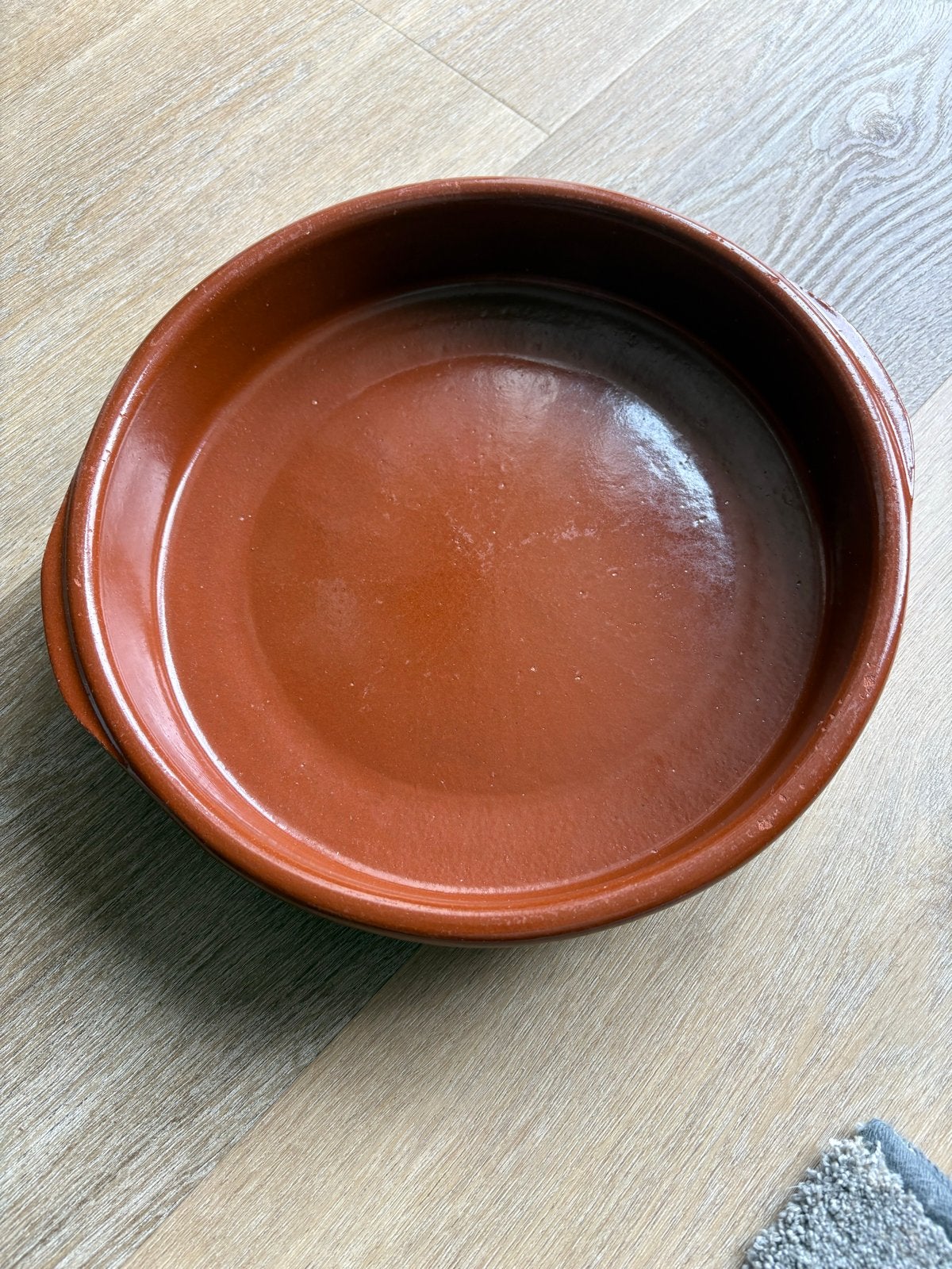Aardewerken Spaanse schaal - 30 cm diameter, Gebruikt, Schaal, Rond, Ophalen of Verzenden