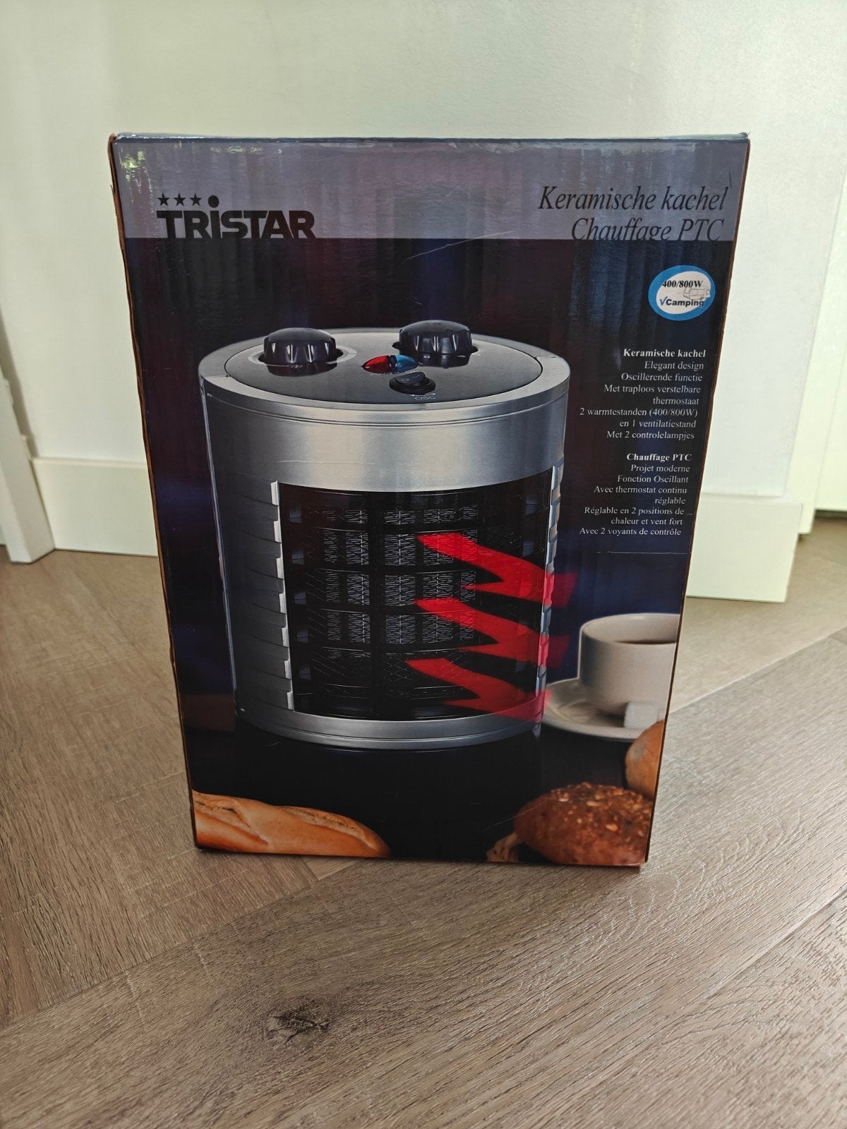 Tristar Keramische Kachel 400/800W - Nieuw in verpakking, 500 tot 800 watt, Minder dan 60 cm, Ophalen of Verzenden, Kachel