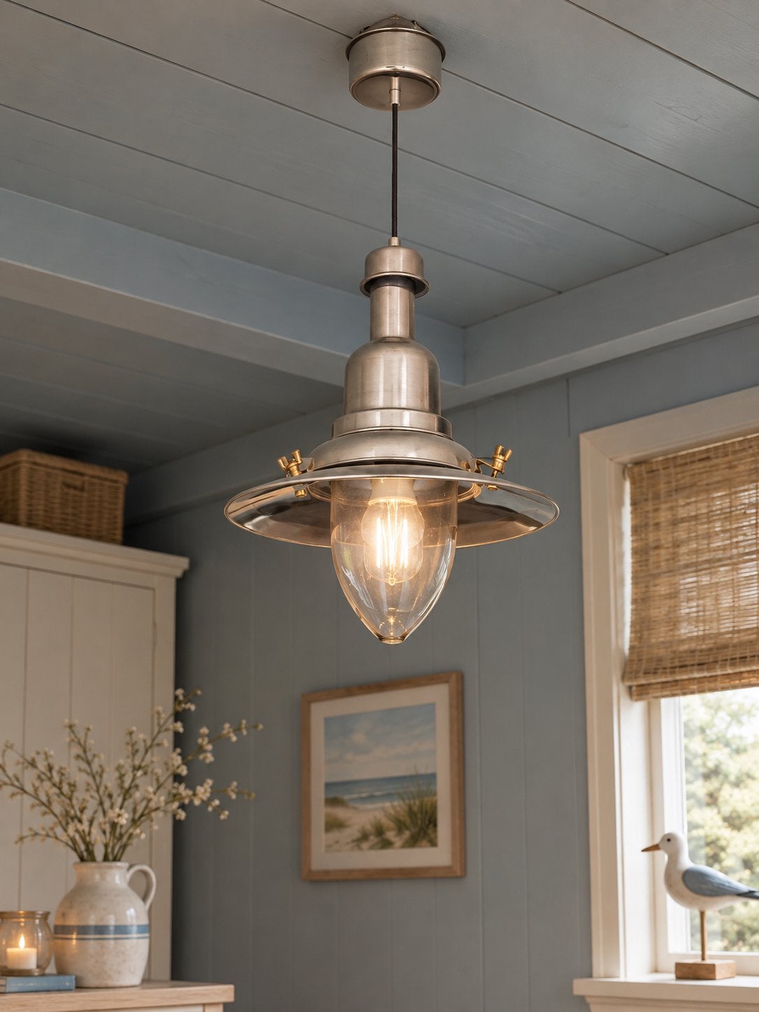 ottova scheepslamp ikea, Huis en Inrichting, Ophalen of Verzenden, Gebruikt