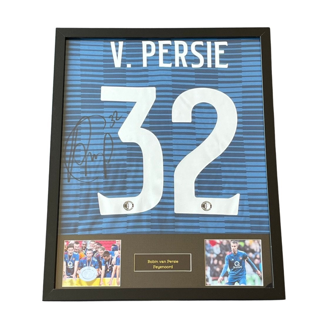 Robin van Persie gesigneerd Feyenoord uitshirt, Verzamelen, Shirt, Verzenden, Feyenoord, 1695 CX, 28