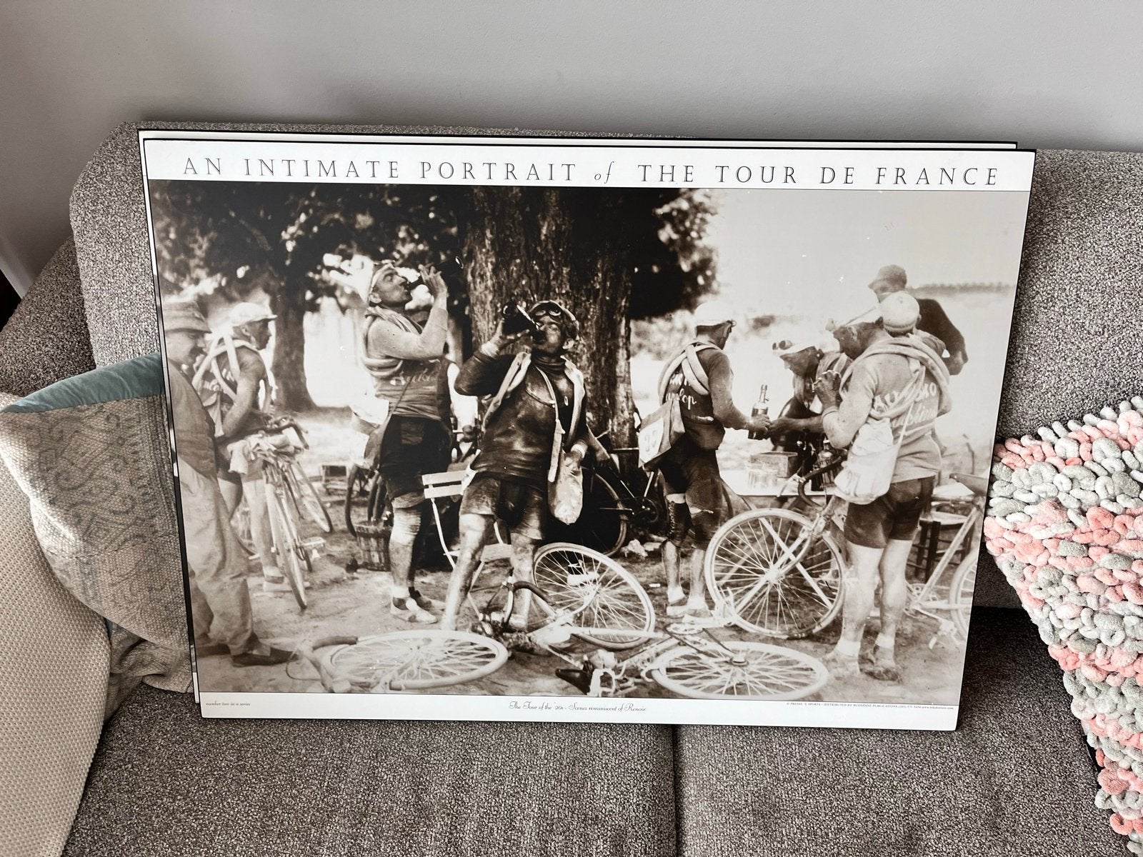 Houten posters: Intiem portret van de Tour de France, Gebruikt, Deurposter of groter, Rechthoekig Liggend, Ophalen of Verzenden