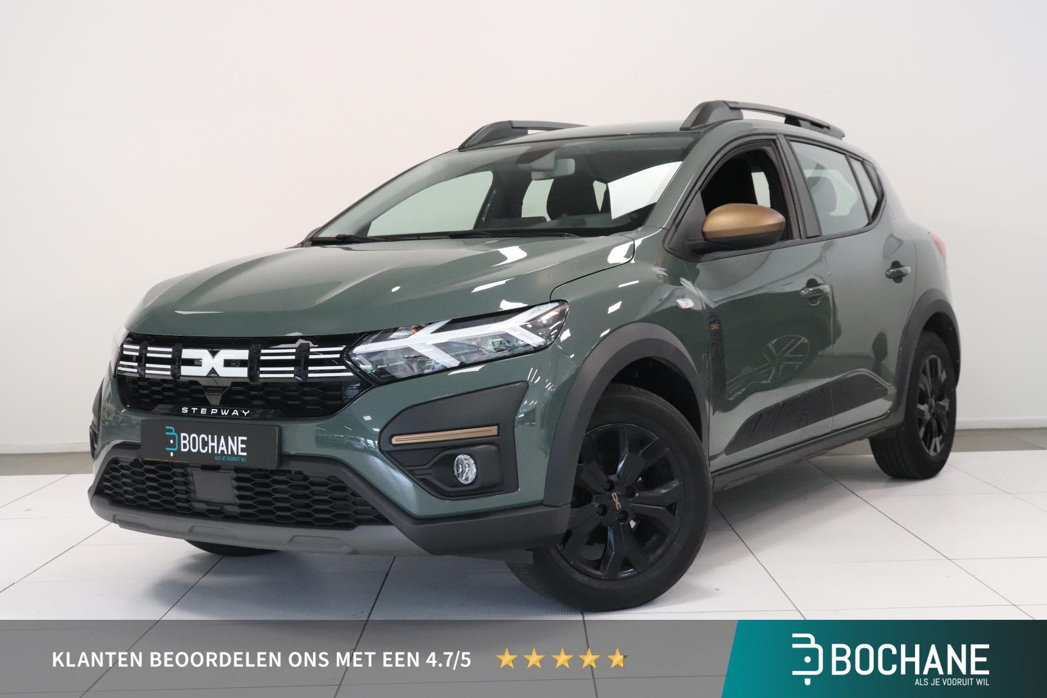 Dacia Sandero Stepway 1.0 TCe 90 Extreme | Navigatie | Stoel, Stof, Met garantie (alle), 91 pk, 3 cilinders