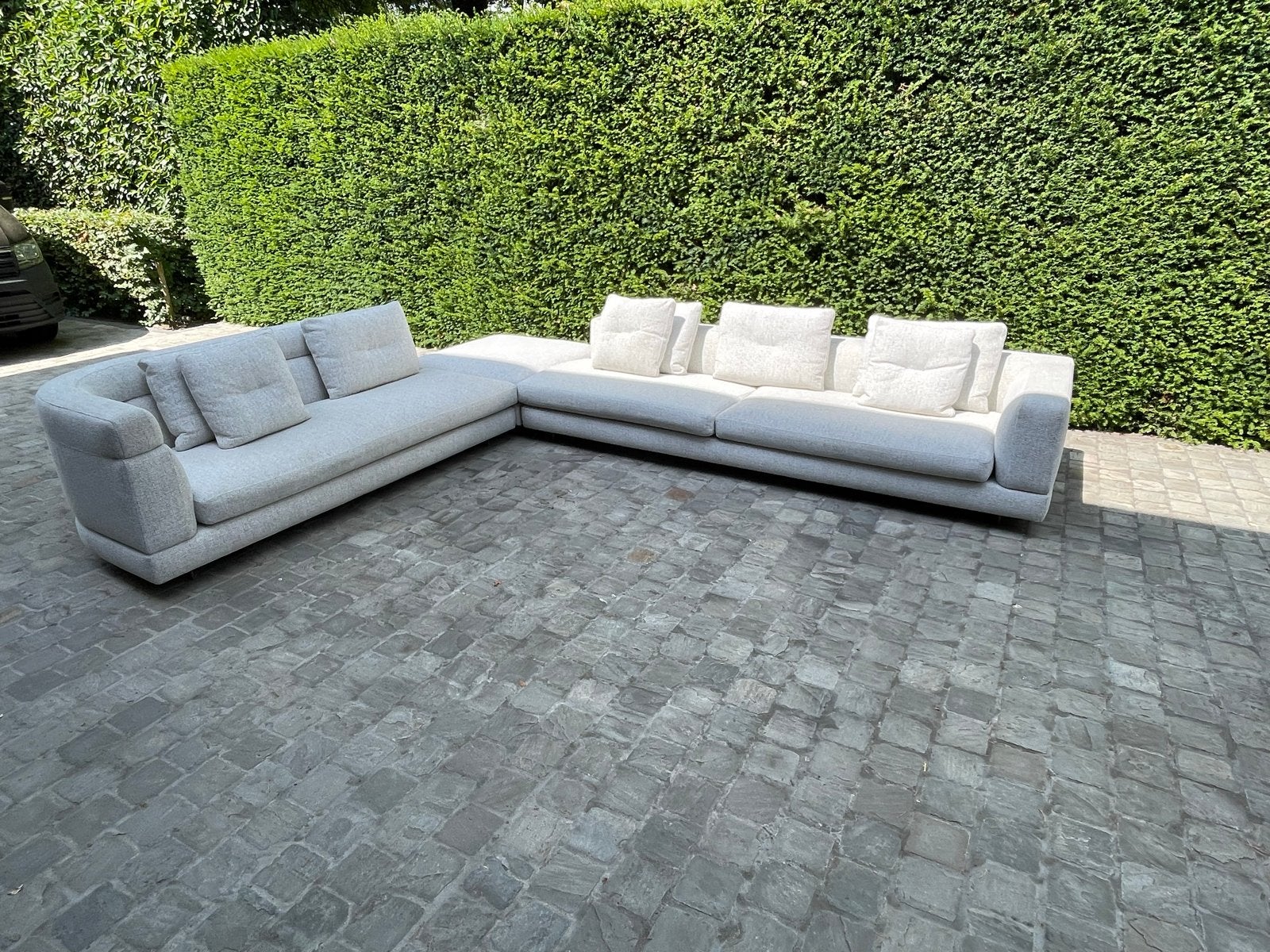 Minotti Alexander Hoekbank - Luxe Design Sofa, Ophalen, 100 tot 125 cm, Hoekbank, 300 cm of meer